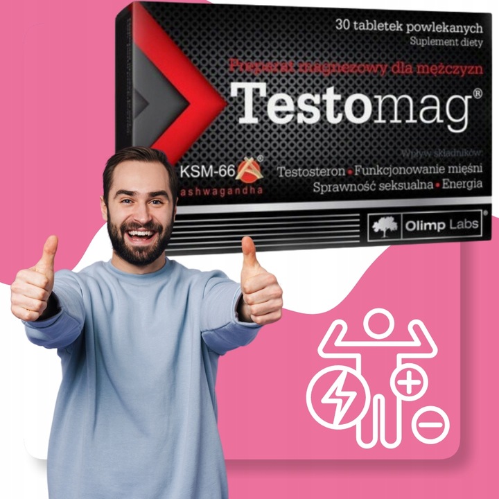 Testomag suplement diety dla mężczyzn 30 tabletek Olimp laboratories