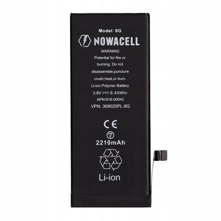 Bateria NOWACELL do telefonu iPhone 8 2210mAh