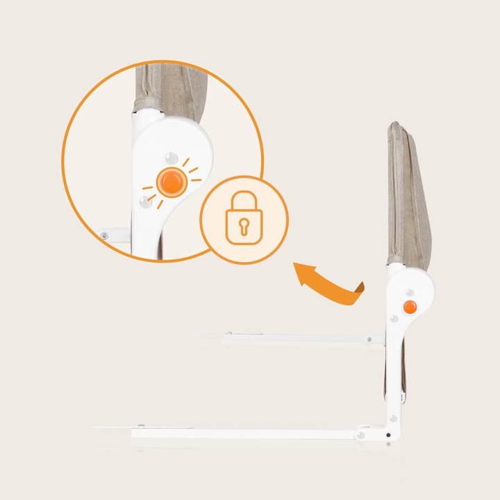 Barierka do łóżka BRAMKA OCHRONNA BLOKADA zabezpieczenie 150cm Lionelo