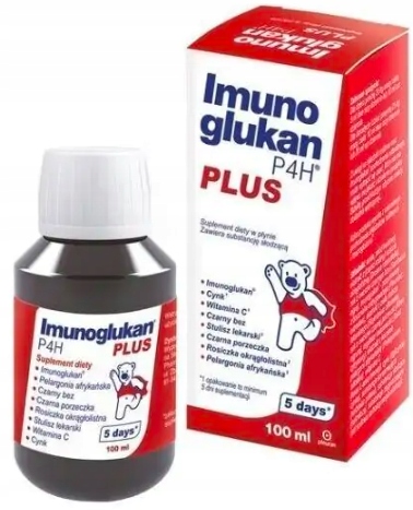 Imunoglukan P4H Plus syrop dla dzieci 100 ml