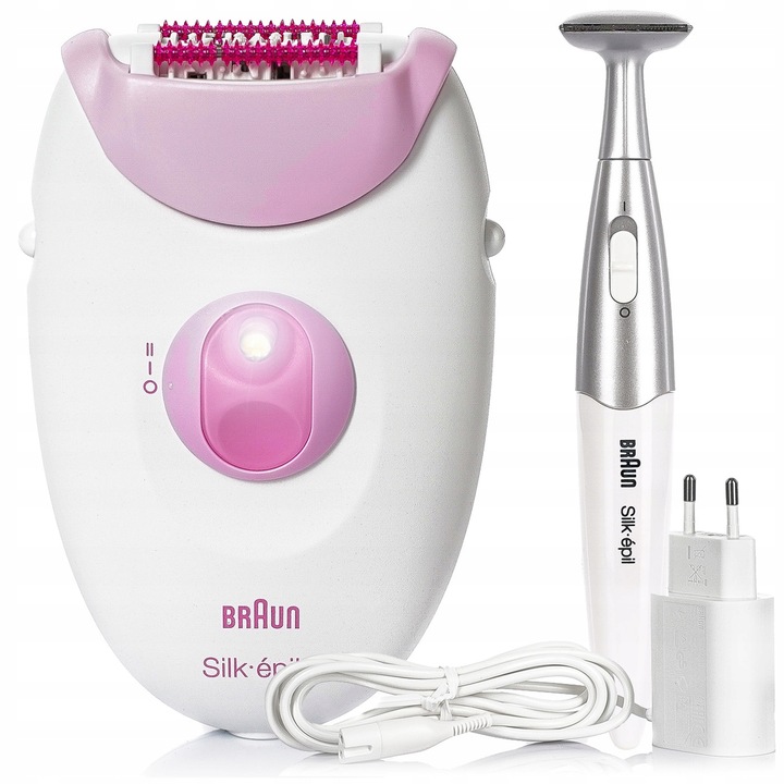 DEPILATOR BRAUN Silk-epil 3 SOFTLIFT TIPS - POWER + MASAŻ + TRYMER BIKINI