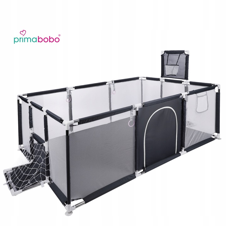 PRIMABOBO Kojec dla dziecka TEO MAX z Koszem Bramką basen 180x120cm