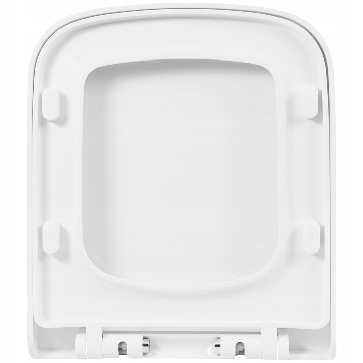 DESKA SEDESOWA WC WOLNOOPADAJĄCA TOALETOWA WYPINANA BIAŁA 36x42