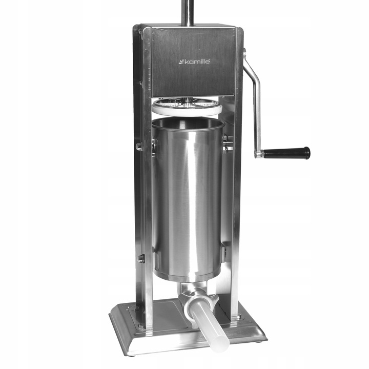 NADZIEWARKA DO KIEŁBASY 5,0 KG MASZYNKA DO KIEŁBAS SZPRYCA PIONOWA KAMILLE