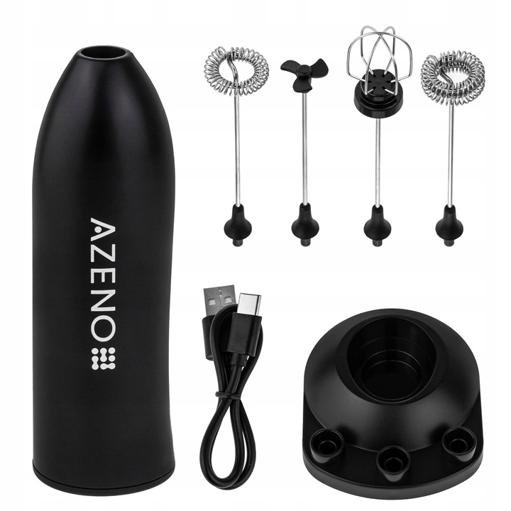 ELEKTRYCZNY SPIENIACZ DO MLEKA RĘCZNY 4W1 MINI UBIJACZKA DO MLEKA KAWY USB