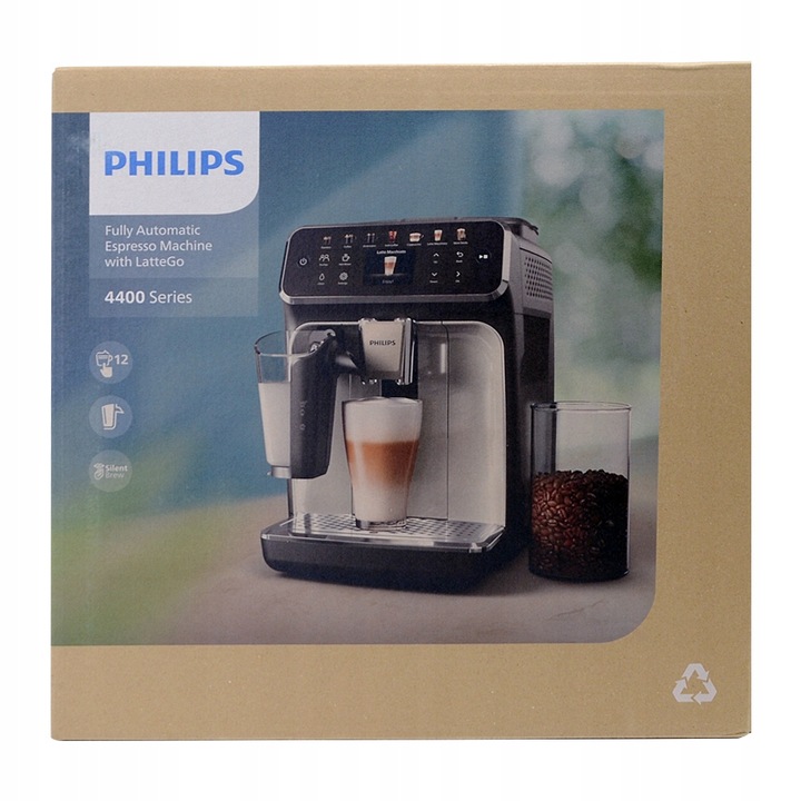 Ekspres ciśnieniowy PHILIPS EP4441/50 LatteGo automatyczny 1500W 15