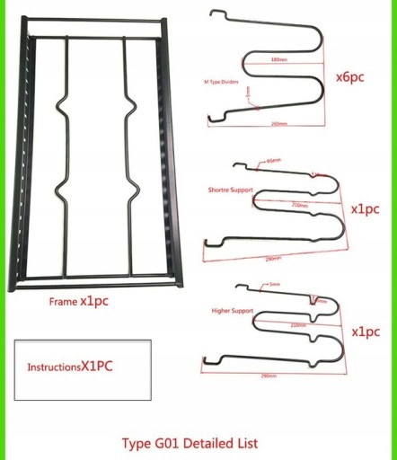 Stojak na Garnki i Pokrywki Kuchenny Organizer Regał Metalowy