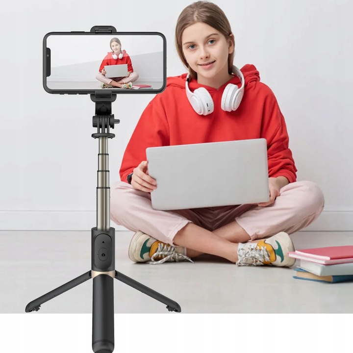 Kijek Selfie Stick do Telefonu GOPRO statyw uchwyt tripod pilot Bluetooth