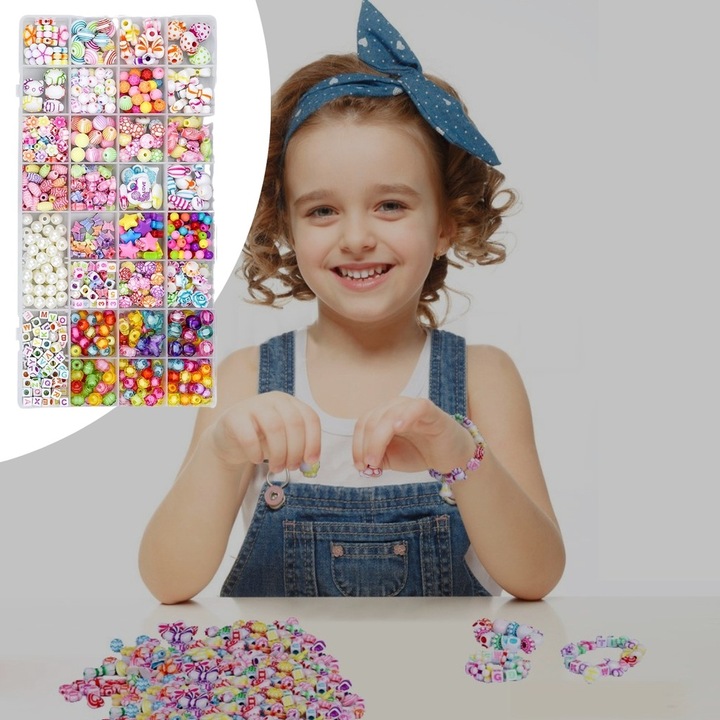 KORALIKI ZESTAW KORALIKÓW DO ROBIENIA BRANSOLETEK