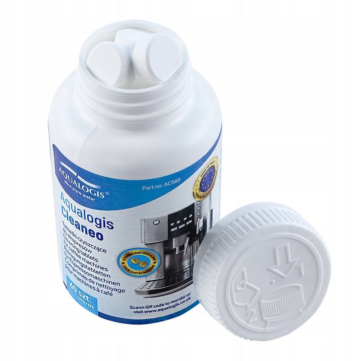 Tabletki Czyszczące Do Ekspresu Aqualogis Cleaneo 60 tabletek