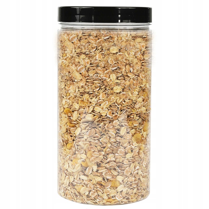 Pojemniki słoiki plastikowe 1,5L mąkę 1500ml x 9 na przyprawy makaron mąkę