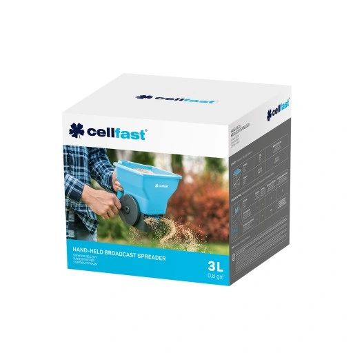 CELLFAST SIEWNIK RĘCZNY DO NASION TRAWY NAWOZÓW WARZYW 3L 42-204