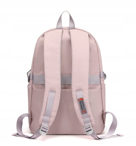 Plecak szkolny różowy (D072)