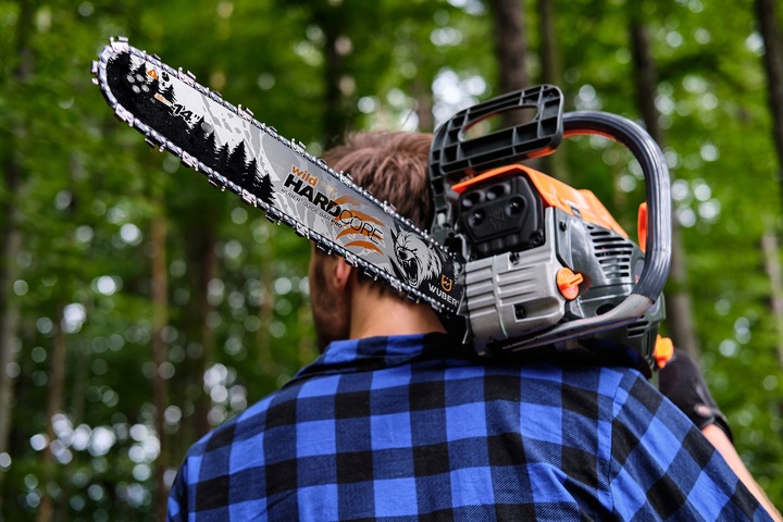 PROWADNICA DO PIŁY SPALINOWEJ PILARKI 14" 35CM + 2X ŁAŃCUCH 3/8" WUBER