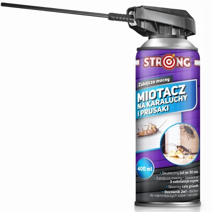 MIOTACZ NA KARALUCHY ŚRODEK NA KARALUCHY AEROZOL Z RURKĄ STRONG 400 ML