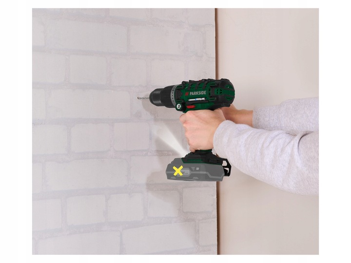 PARKSIDE Akumulatorowa wiertarka udarowa udar PSBSA 20-Li D4 WKRĘTARKA 3075