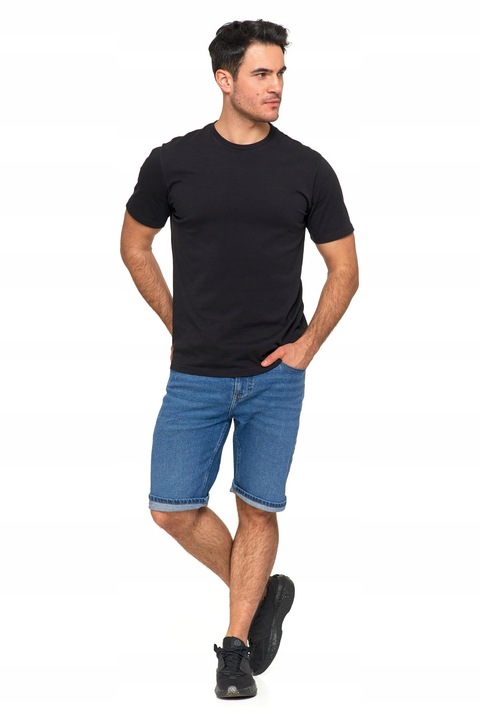 T-SHIRT MĘSKI KLASYCZNY Zestaw Gładka Koszulka Krótki Rękaw 3-PAK