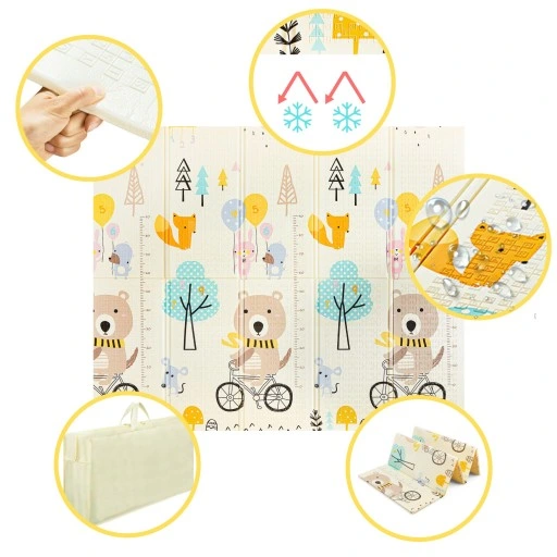 PIANKOWA MATA EDUKACYJNA SKŁADANA XPE 200x180 cm