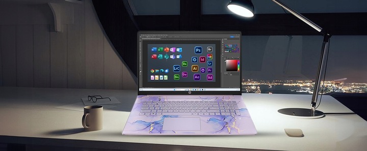 LIMITOWANY Laptop HP 17 i5-1335 32GB 1TB SSD HD+ BLK TOUCH USB-C W11 17.3"