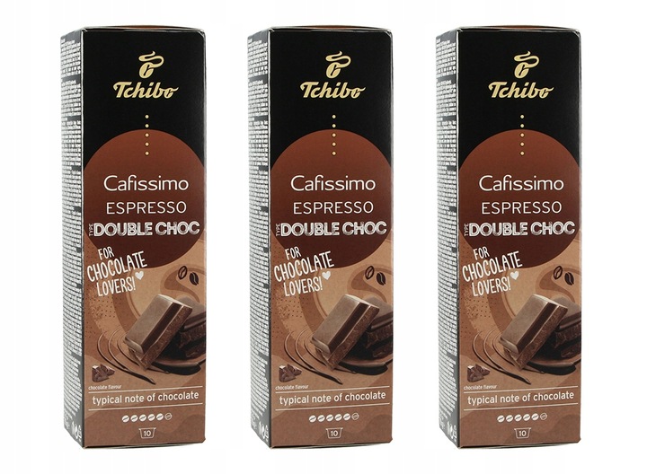Kawa kapsułki Tchibo Cafissimo Espresso Double Chocolate (30 kapsułek)