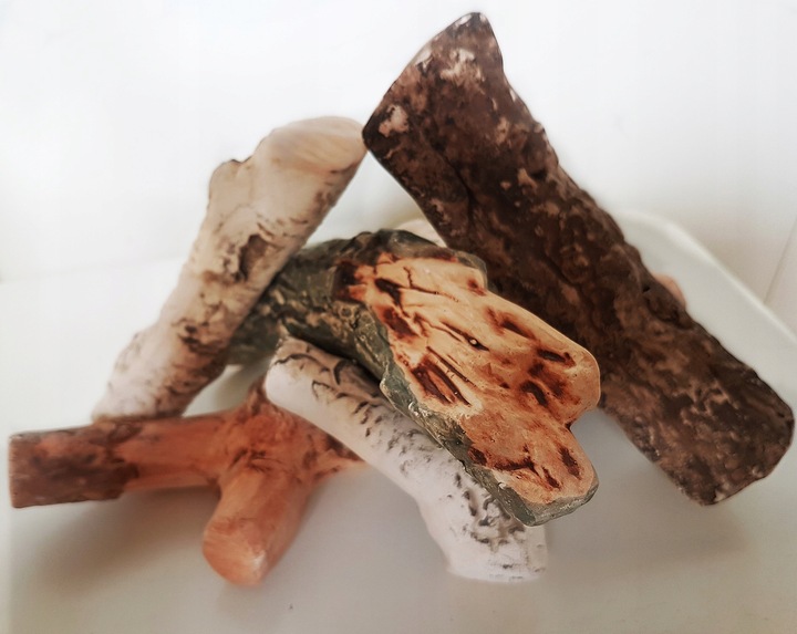 DREWNO OZDOBNE POLANA CERAMICZNE BIOKOMINEK MIX