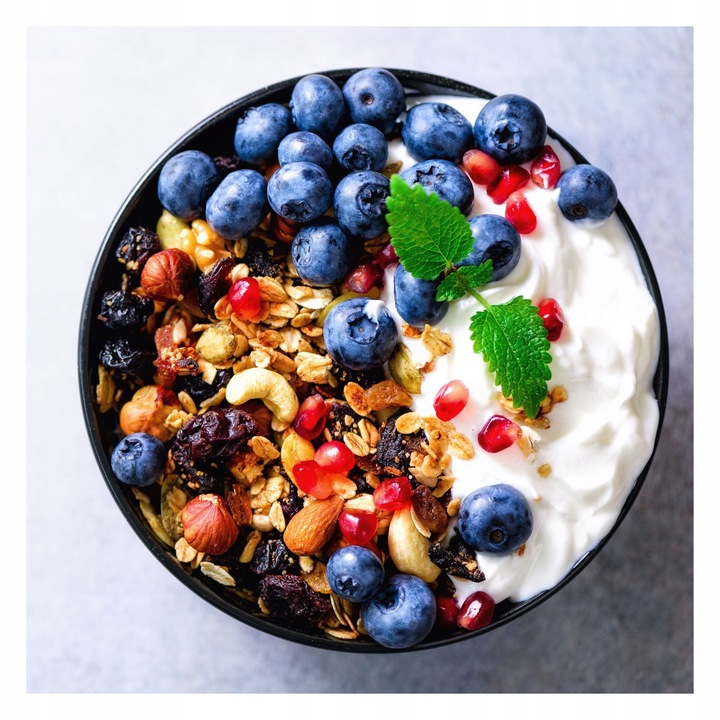 GRANOLA KLASYCZNA 1 KG BEZ OLEJU PALMOWEGO ZE SŁONECZNIKIEM I LNEM