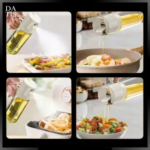 DOZOWNIK DO OLEJU OLIWY OCTU BUTELKA SZKLANA SPRAY SPRYSKIWACZ 550 ml