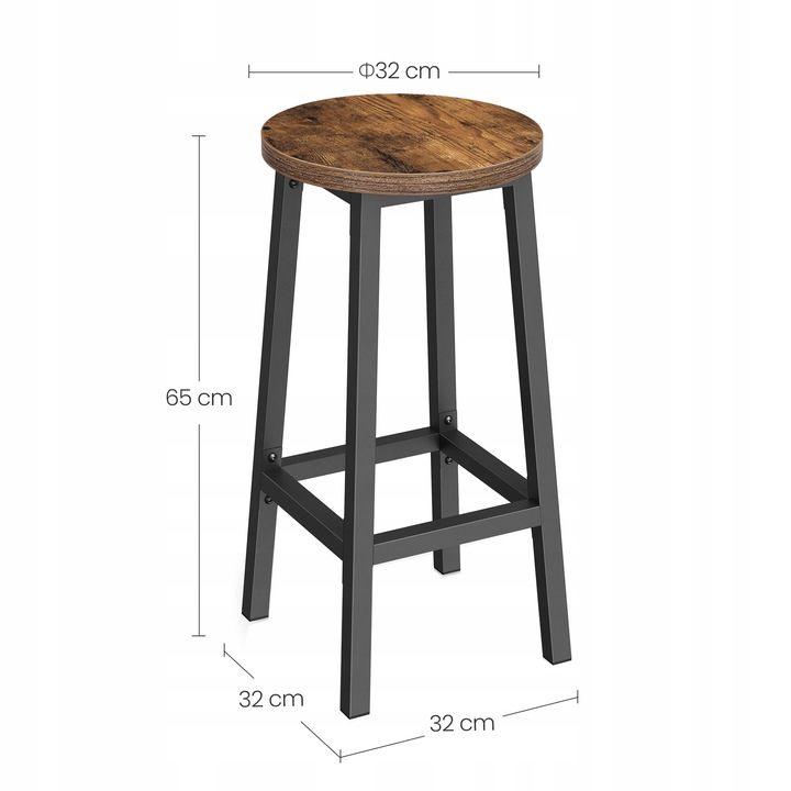TABORET KUCHENNY STOŁEK KRZESŁO KUCHENNE WYSOKIE HOKER BAROWY