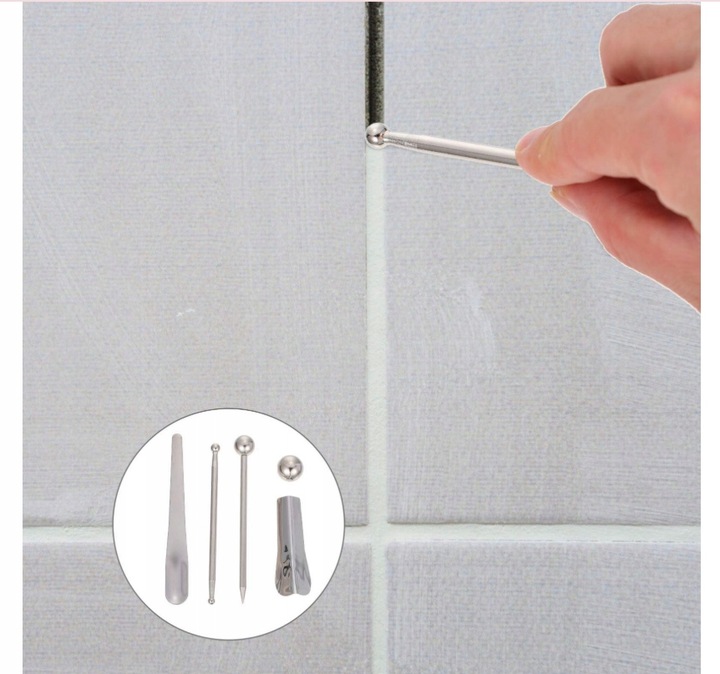 ZESTAW szpachelek do nakładania i profilowania fugi silikonu 5szt do