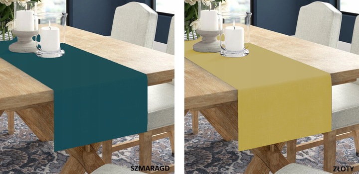 BIEŻNIK OBRUS GŁADKI MATOWY 40x220 KOLORY