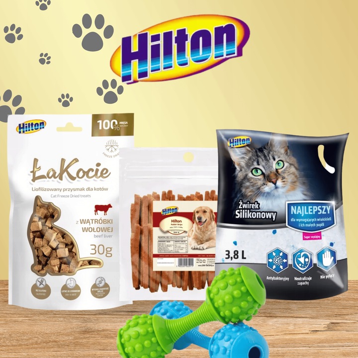 Przysmak dla psa miękkie paski z kaczki HILTON 500G