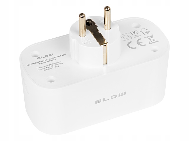 GNIAZDKO PODWÓJNE WiFi INTELIGENTNE SMART TUYA WATOMIERZ PROGRAMATOR