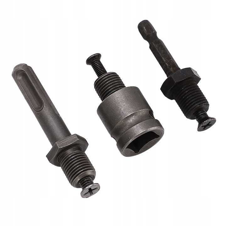 UCHWYT WIERTARSKI BEZKLUCZOWY SAMOZACISKOWY 1/2 + ADAPTER x3