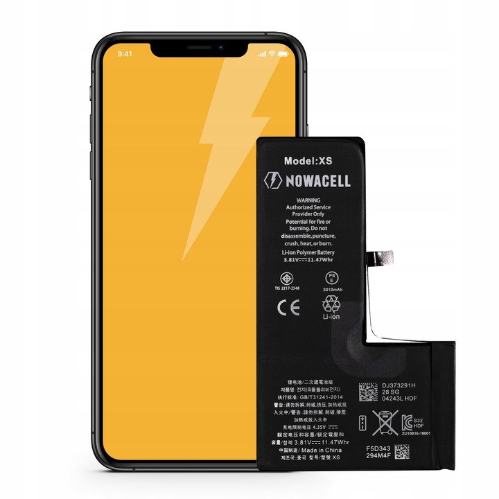 Bateria NOWACELL do iPhone XS- większa pojemność
