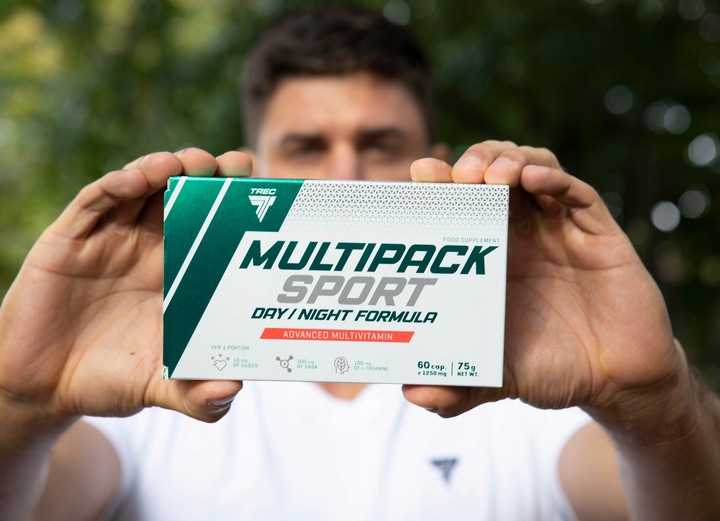 WITAMINY I MINERAŁY DLA SPORTOWCÓW Trec Multipack Sport Day/Night 60 kaps