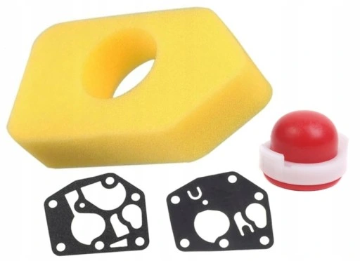 BRIGGS FILTR MEMBRANY POMPKA SPRĘŻYNY ŚWIECA OLEJ B&S SAE30 0,6L ZESTAW