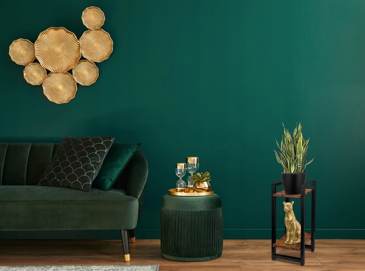 KWIETNIK STOJĄCY STOJAK PÓŁKA REGAŁ NA KWIATY METALOWY RUSTYKALNY LOFT