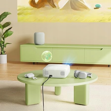 YOTON Y6 Projektor 4K ze statywem, Natywny Bluetooth 18000 lumenów