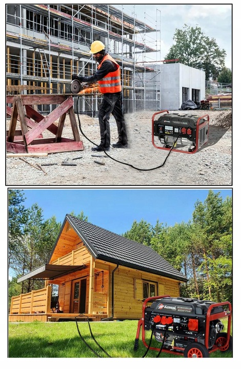 PROFESJONALNY AGREGAT PRĄDOTWÓRCZY 5,2kW generator AVR+ MIEDŹ STOJAN KowaL