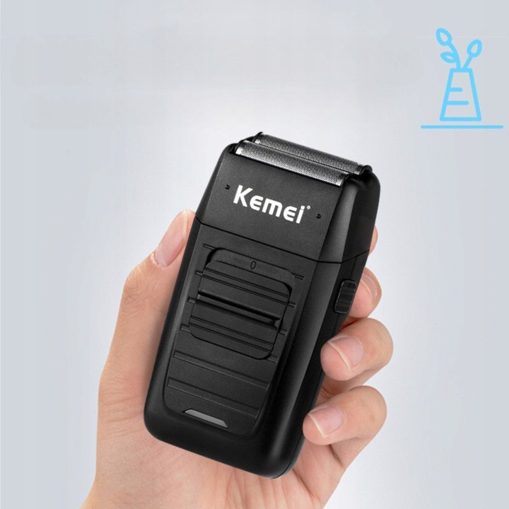 BEZPRZEWODOWA GOLARKA FOLIOWA DO GOLENIA BRODY WŁOSÓW MĘSKA MASZYNKA KEMEI