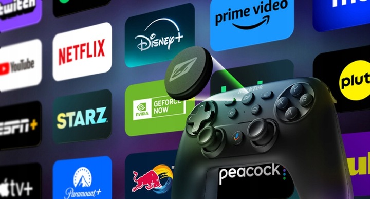 Kontroler bezprzewodowy gamepad bluetooth do gier aplikacji android tv PC