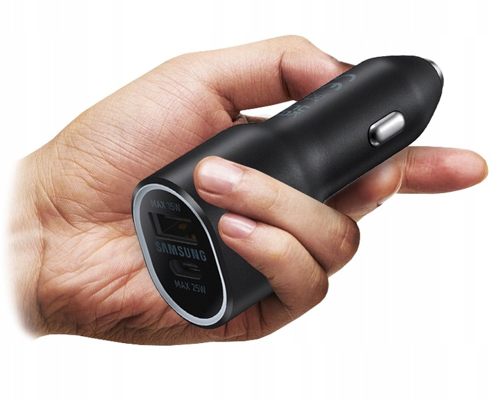 ŁADOWARKA SAMOCHODOWA SAMSUNG USB-A/USB-C 25W/15W