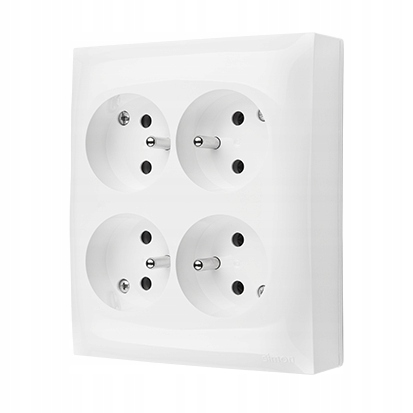 AQUACLICK GNIAZDO NATYNKOWE 4-KROTNE Z/U BIAŁE