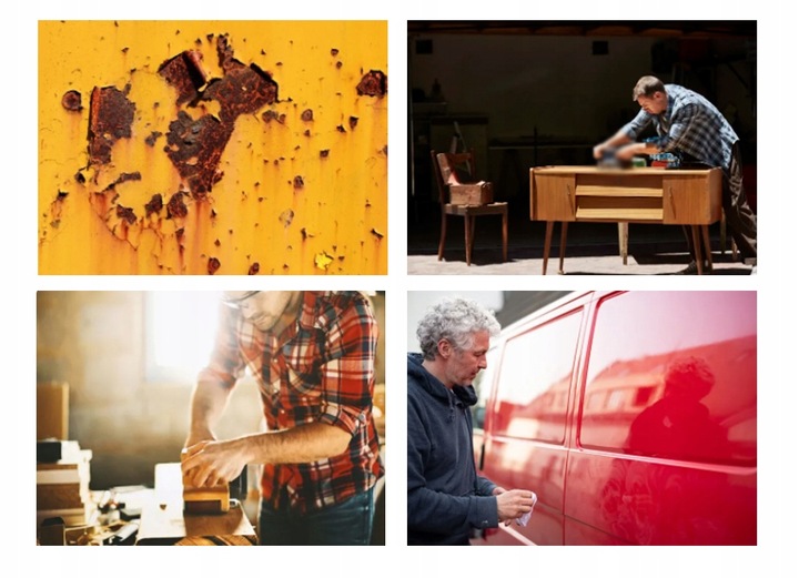 SZLIFIERKA OSCYLACYJNA MIMOŚRODOWA WIELOFUNKCYJNA DREWNA METALU 4w1 1200W