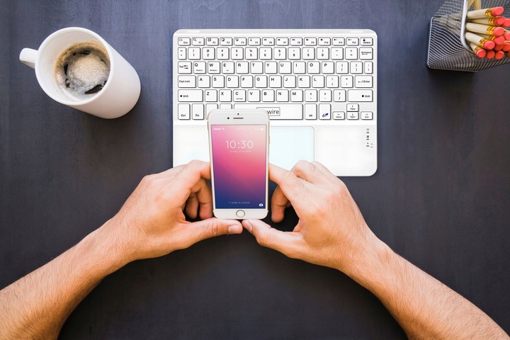 Klawiatura Bezprzewodowa Bluetooth Touchpad SLIM do Telefonu Tabletu iPad