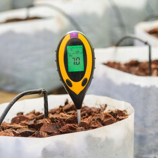 KWASOMIERZ TESTER podłoża GLEBY Ph 4w1 MIERNIK temperatury wilgotności