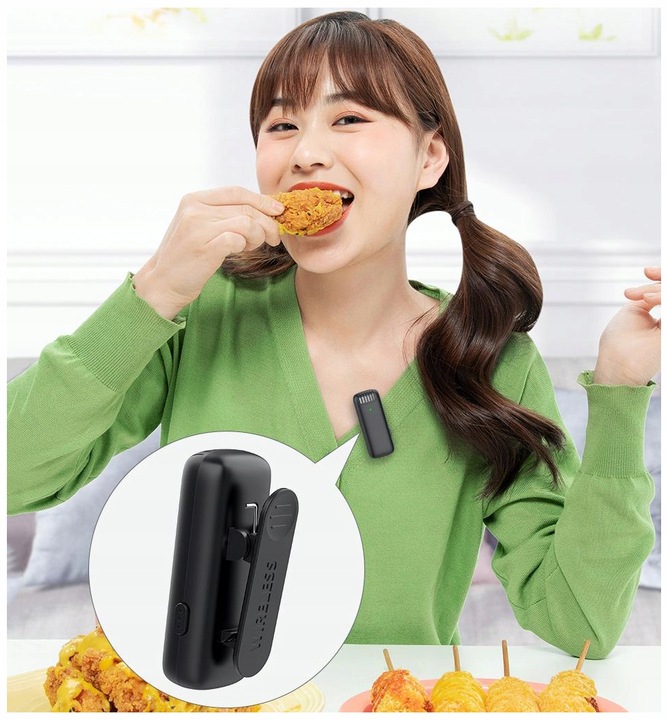 Pojemnościowy Bezprzewodowy Mikrofon Krawatowy ULANZI J11 Lightning