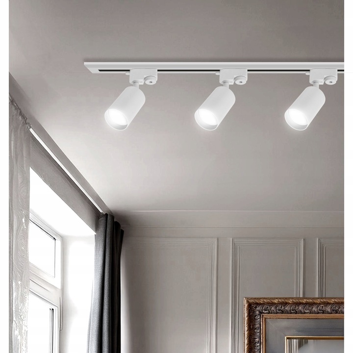 Zestaw Szynoprzewód Szyna 3m + 5x Lampa GU10 LED