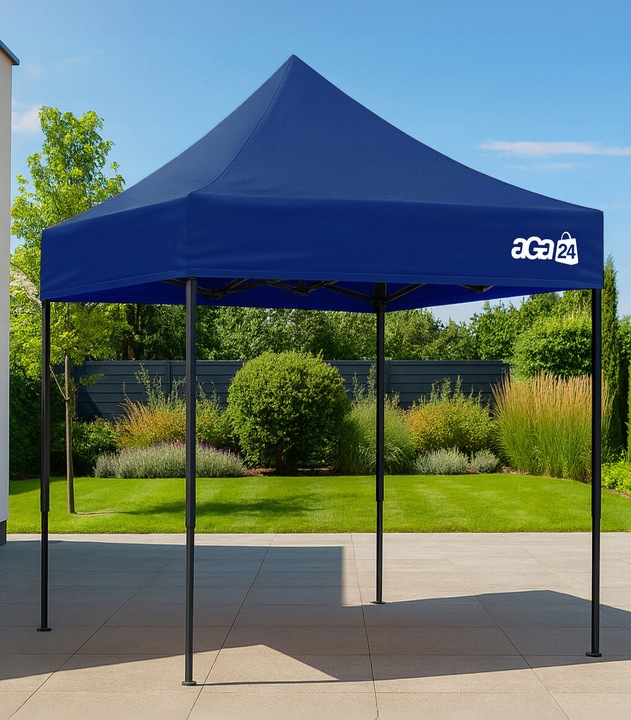 Namiot handlowy stoisko sprzedażowe pawilon 2x2 m kolor Niebieski AGA