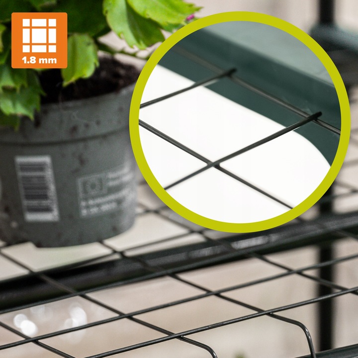 MINI SZKLARNIA 4 PÓŁKI OGRODOWA I BALKONOWA TUNEL - KALMIA I PRZEZROCZYSTA